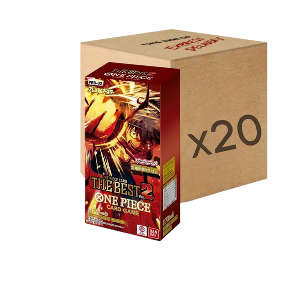 One Piece Card Game [PRB-02] The Best Vol.2  - Case - 20x Display Box(Giapponese)