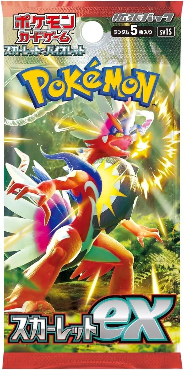 Pokèmon - Scarlet EX - Bustina Singola ( Giapponese )